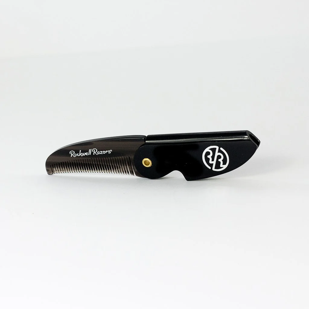 Pocket-Friendly Folding Moustache & Beard Comb - Image 5